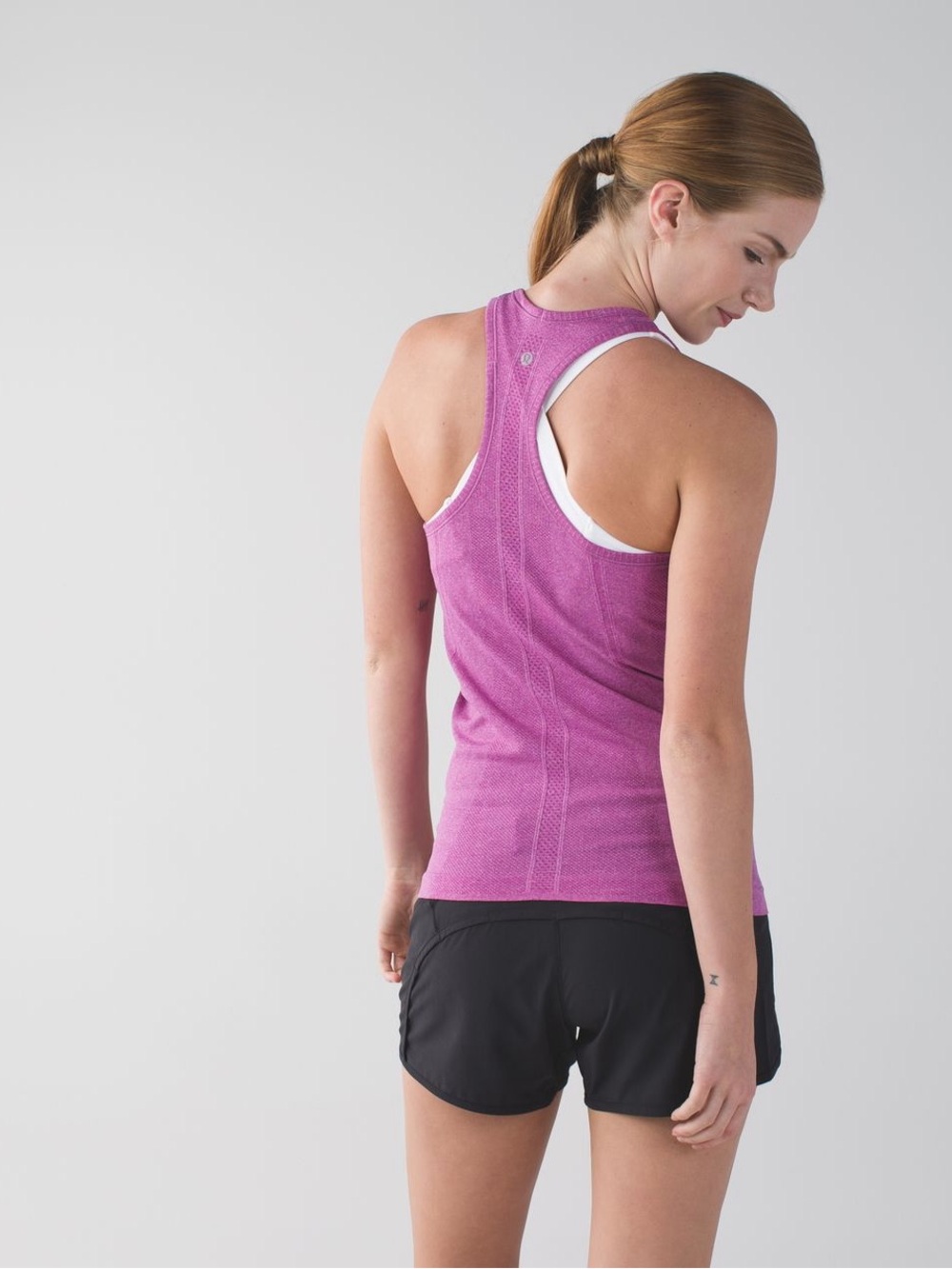 Lululemon Swiftly Tech Racerback in Heathered Ultra Violet
